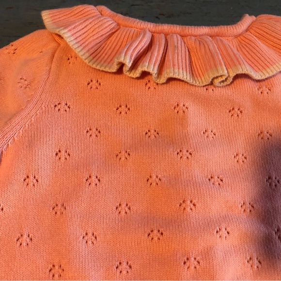 Mini Boden Pink Button-Up Cardigan - Picture 2 of 7